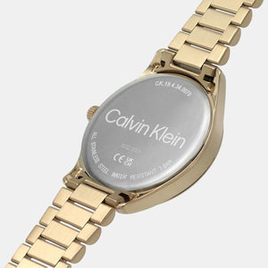 Ck Iconic Unisex Quartz Rose Gold Dial Analog Stainless Steel Watch 25200042