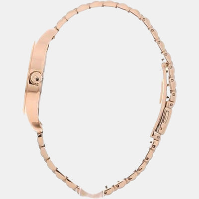 Ck Iconic Unisex Quartz Rose Gold Dial Analog Stainless Steel Watch 25200042