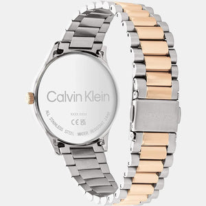 Ck Iconic Unisex Quartz Silver Dial Analog Stainless Steel Watch 25200044