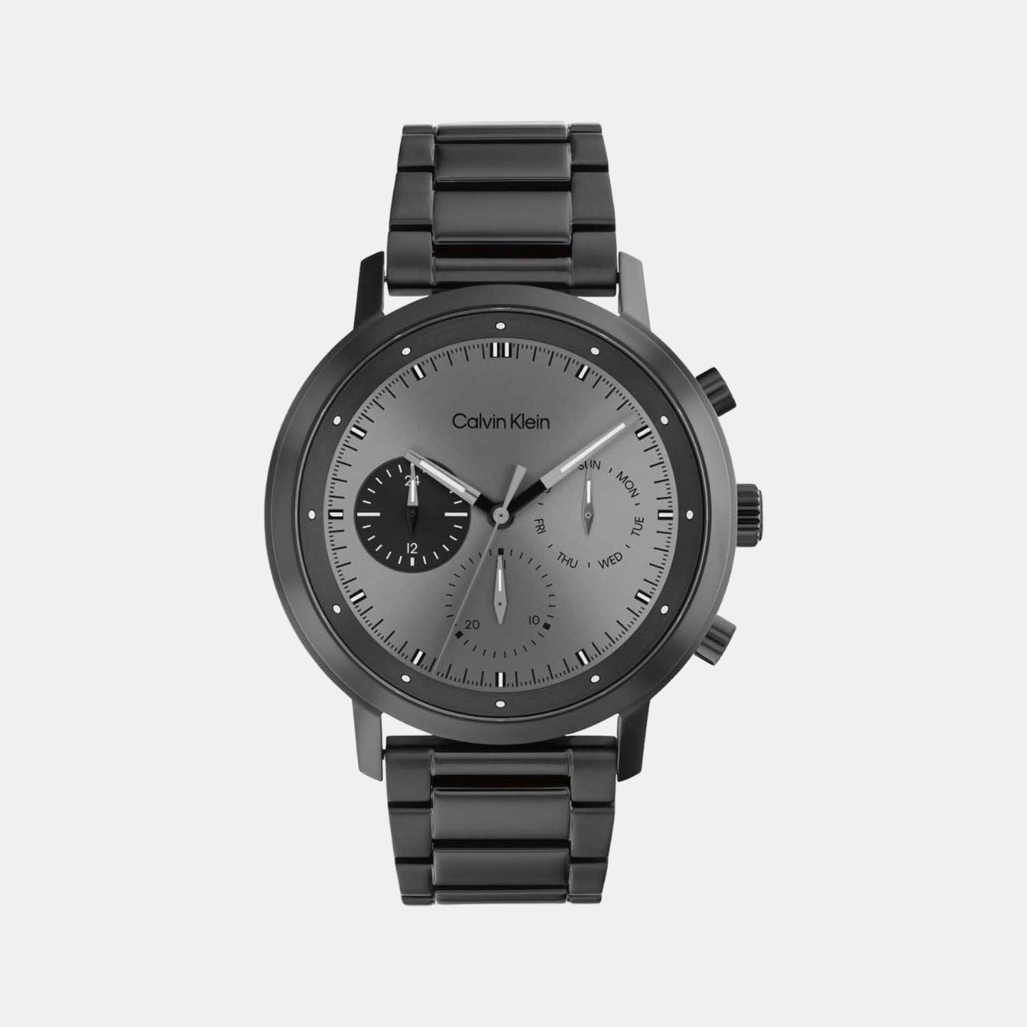 Gauge Men Quartz Grey Dial Chronograph Stainless Steel Watch 25200062