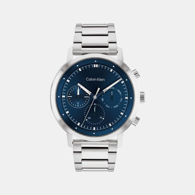 Gauge Men Quartz Blue Dial Chronograph Stainless Steel Watch 25200063