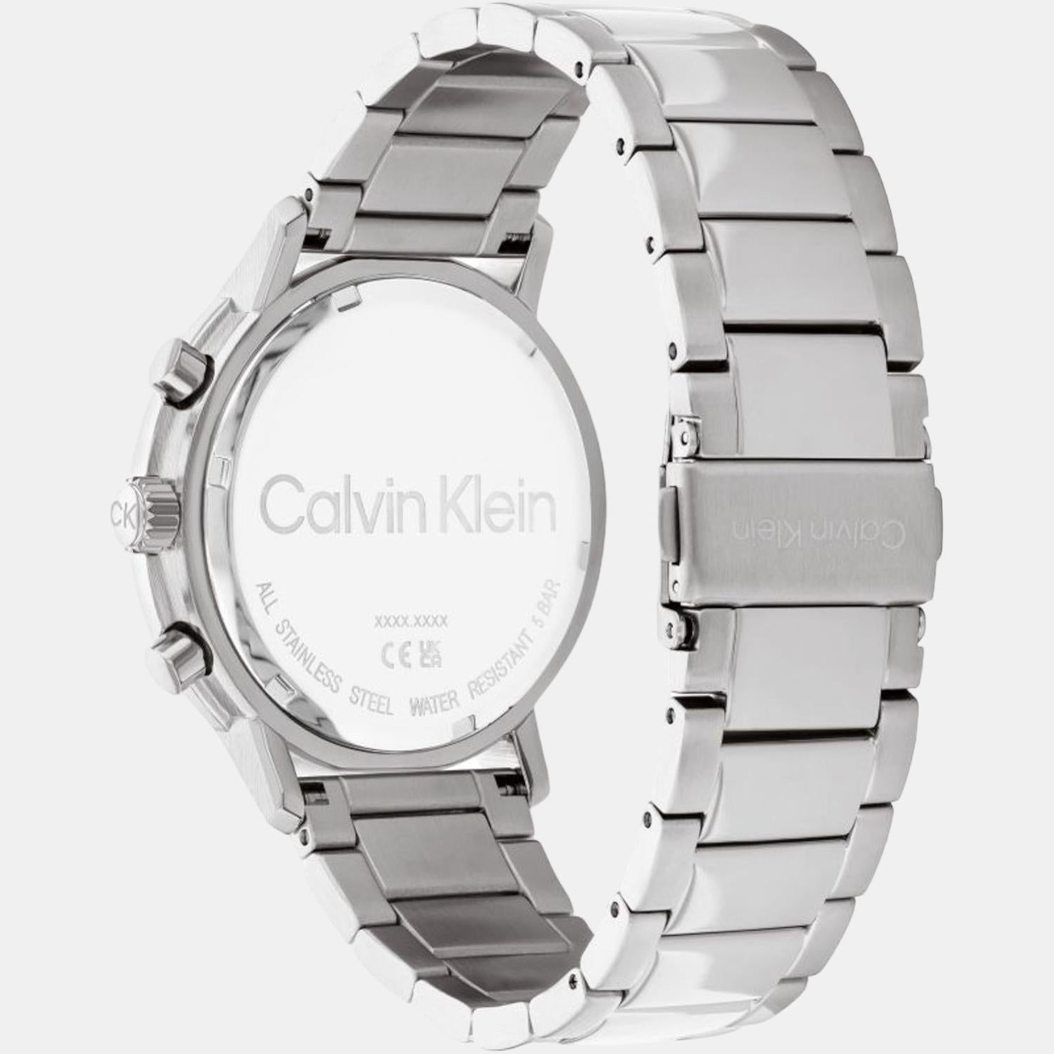 Gauge Men Quartz Blue Dial Chronograph Stainless Steel Watch 25200063