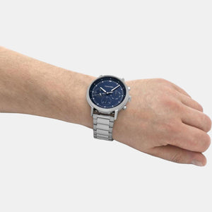 Gauge Men Quartz Blue Dial Chronograph Stainless Steel Watch 25200063