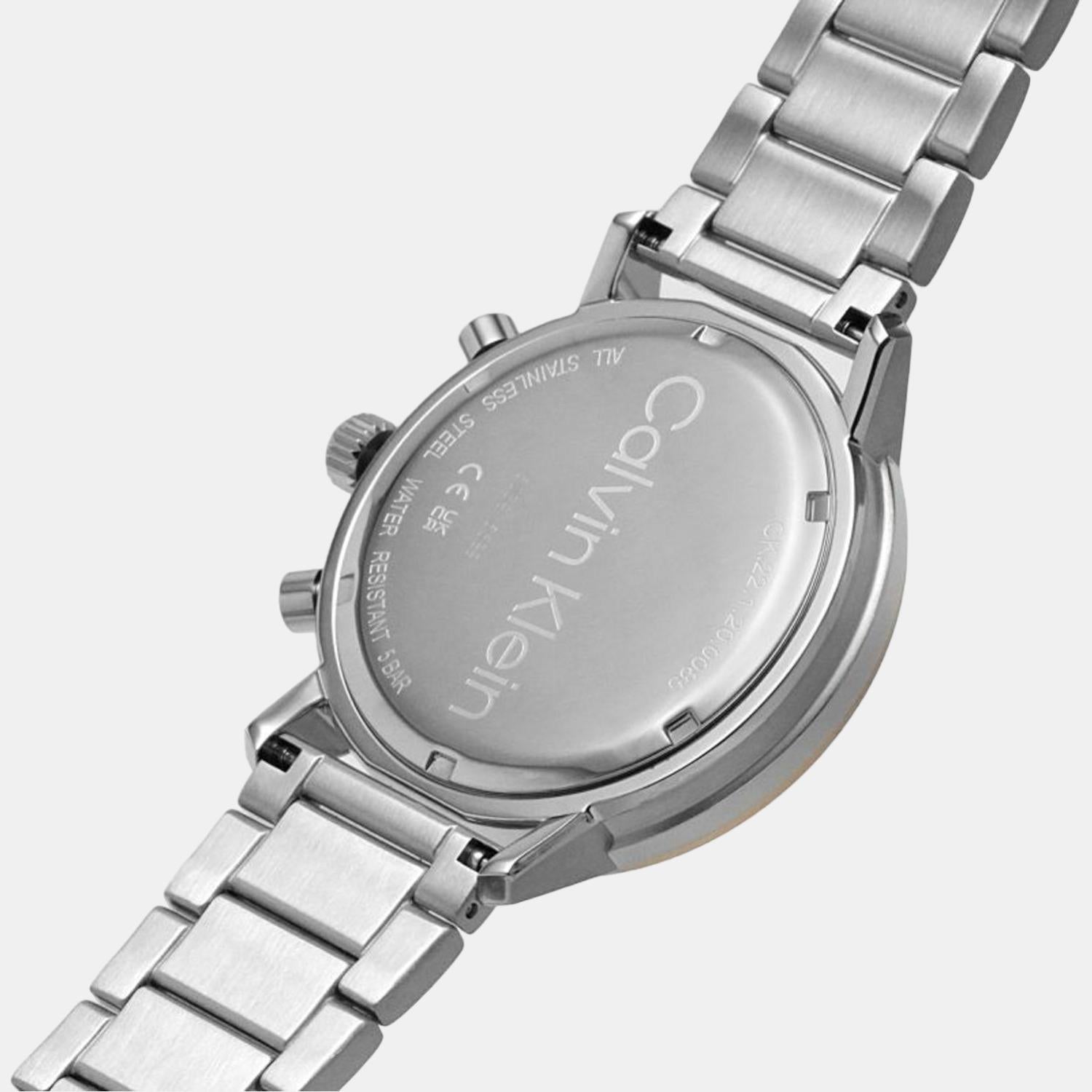 Gauge Men Quartz Grey Dial Chronograph Stainless Steel Watch 25200064