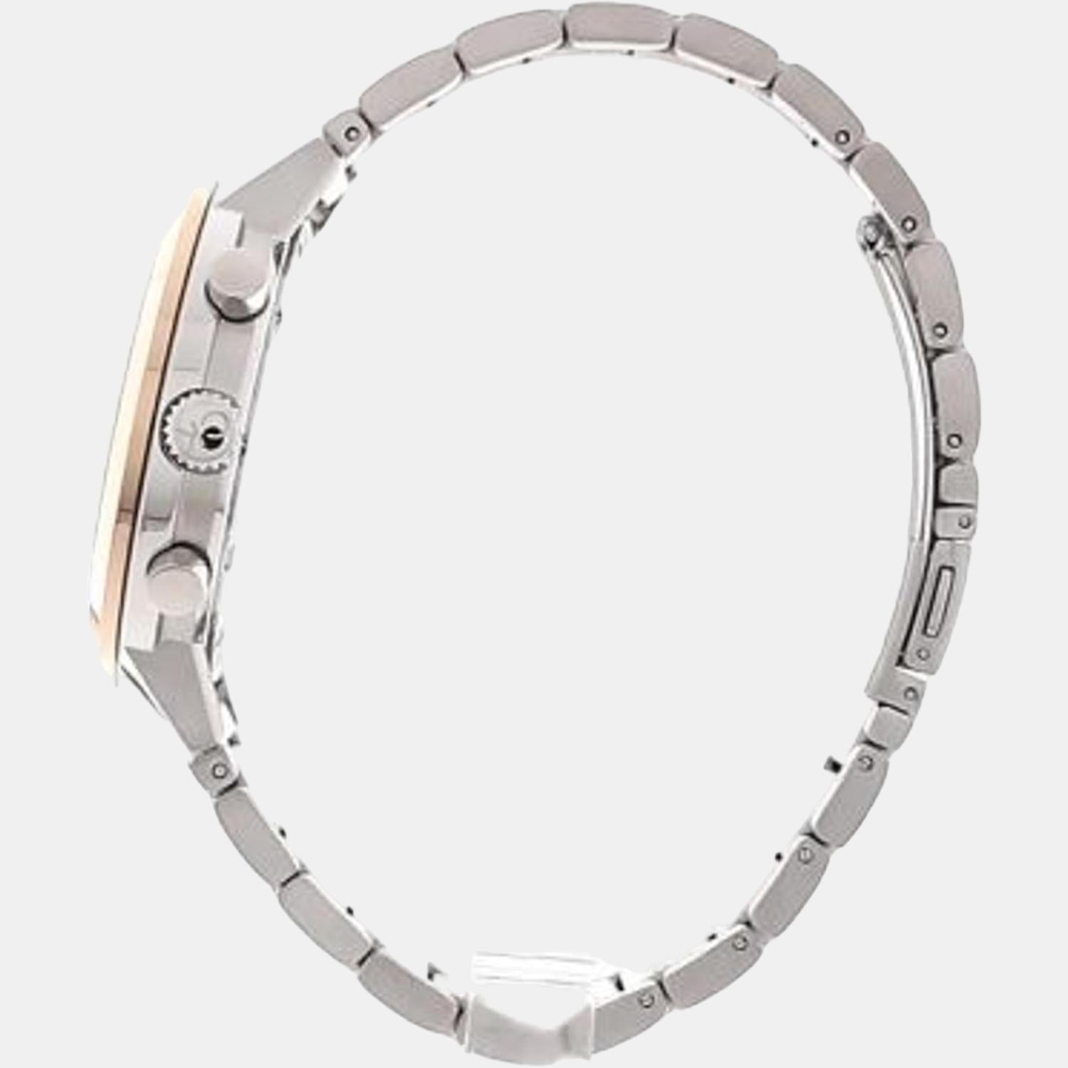 Gauge Men Quartz Grey Dial Chronograph Stainless Steel Watch 25200064