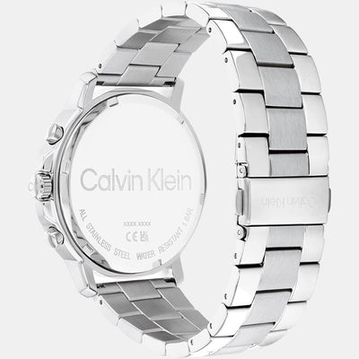 Gauge Sport Men Quartz Black Dial Chronograph Stainless Steel Watch 25200067