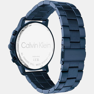 Gauge Sport Men Quartz Blue Dial Chronograph Stainless Steel Watch 25200068