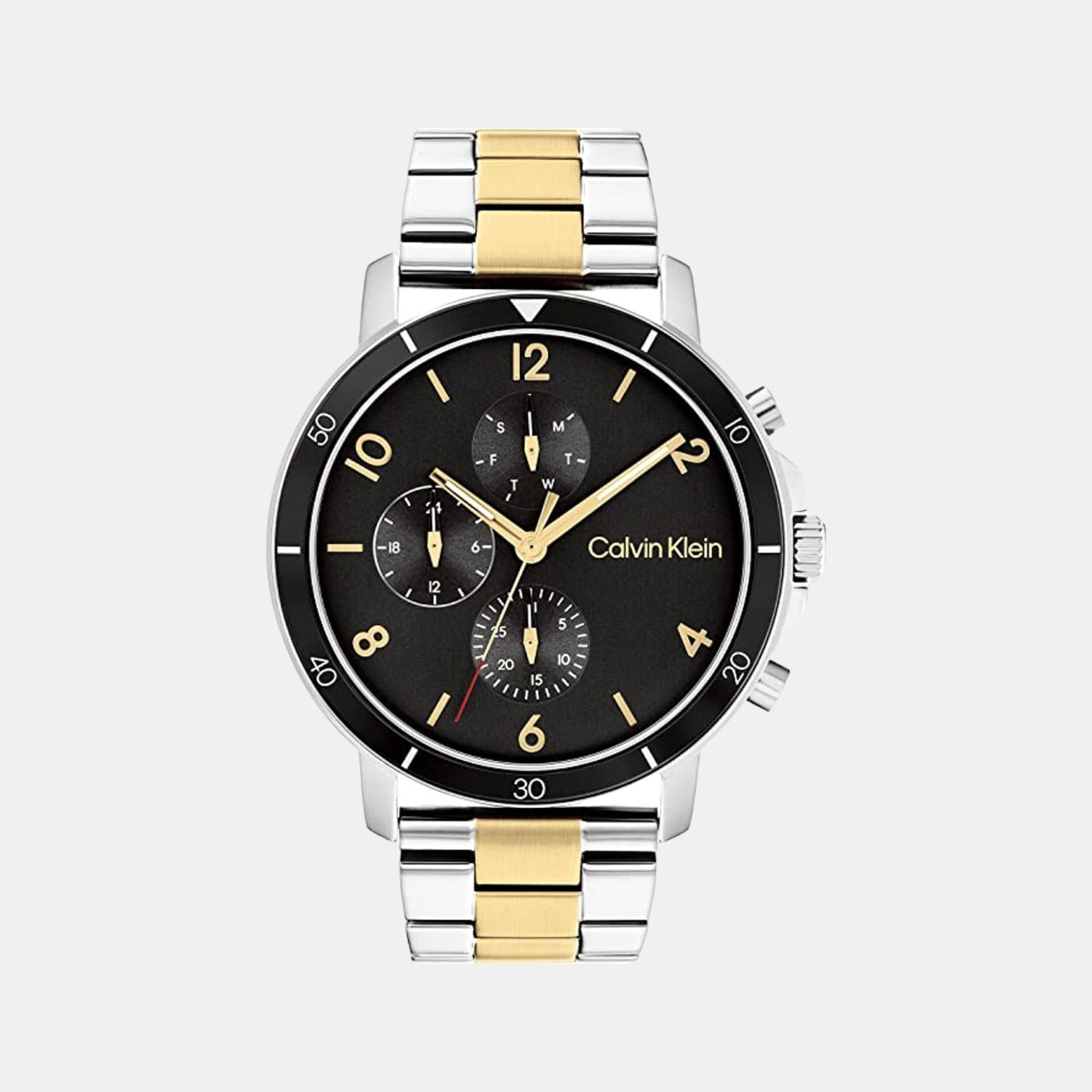 Gauge Sport Men Quartz Black Dial Chronograph Stainless Steel Watch 25200070