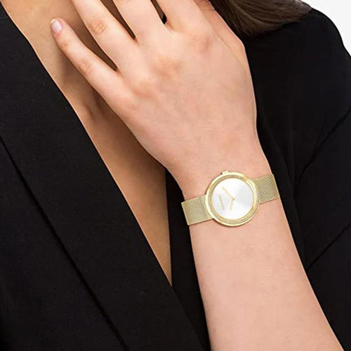 Calvin Klein Twisted Bezel White Dial  Women 34mm 25200150