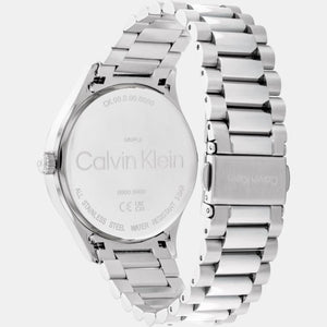 Ck Iconic Unisex Quartz Black Dial Analog Stainless Steel Watch 25200163