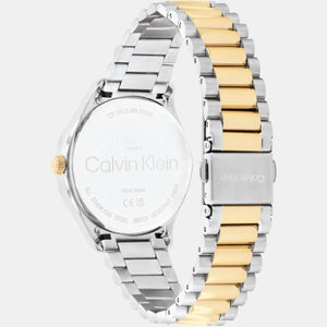 Ck Iconic Unisex Quartz Silver Dial Analog Stainless Steel Watch 25200167