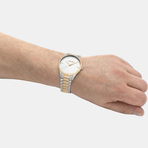 Ck Iconic Unisex Quartz Silver Dial Analog Stainless Steel Watch 25200167