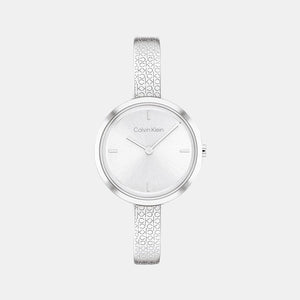 Ck Iconic Women Quartz Silver Dial Analog Stainless Steel Watch 25200181