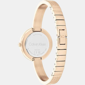 Ck Iconic Women Quartz Rose Gold Dial Analog Stainless Steel Watch 25200183