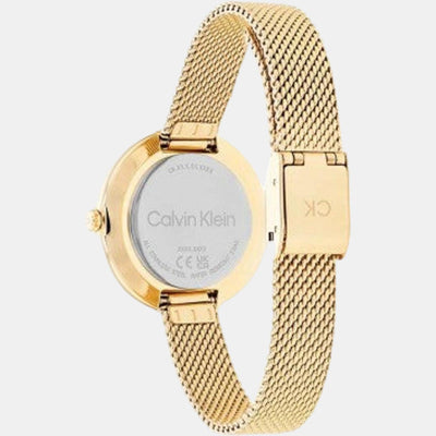 Ck Iconic Women Quartz Black Dial Analog Stainless Steel Watch 25200186