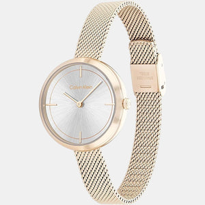 Ck Iconic Women Quartz Grey Dial Analog Stainless Steel Watch 25200187