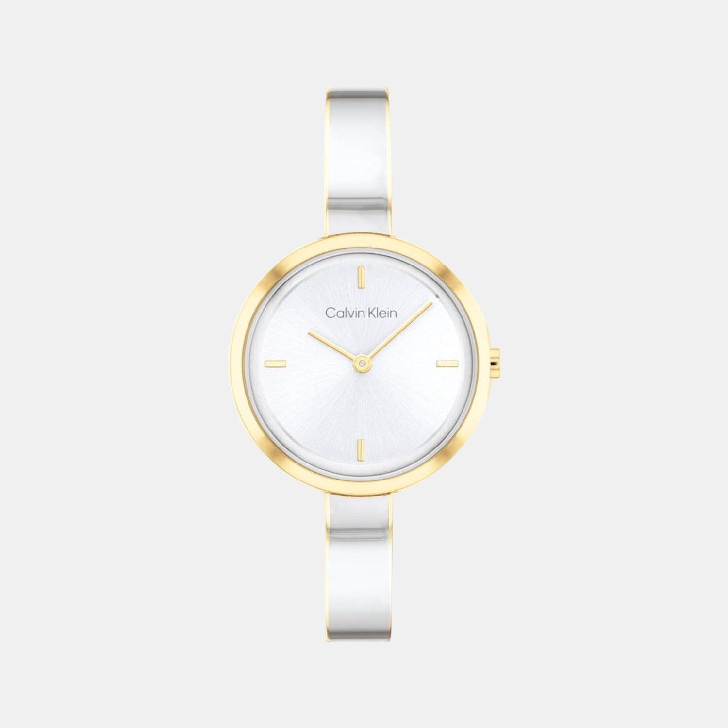 Ck Iconic Women Quartz White Dial Analog Stainless Steel Watch 25200189