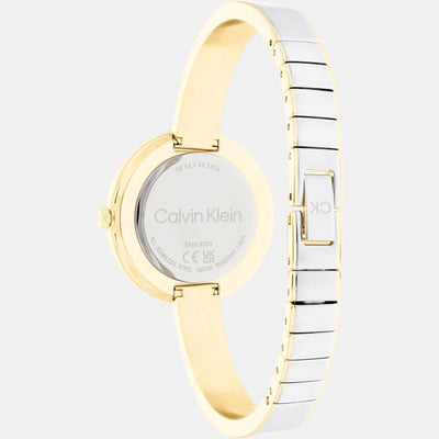 Ck Iconic Women Quartz White Dial Analog Stainless Steel Watch 25200189