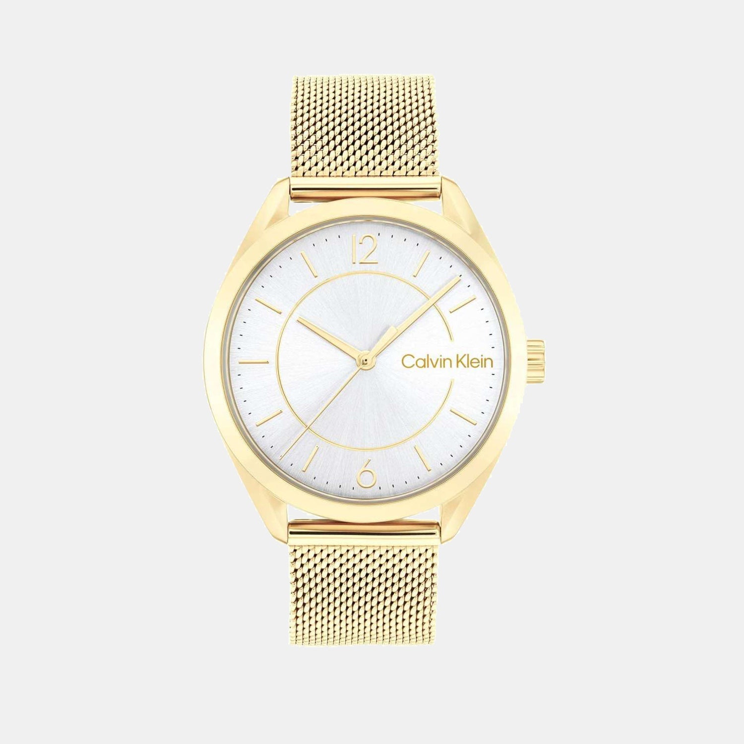 Essentials 3H Women Quartz Silver Dial Analog Stainless Steel Watch 25200195