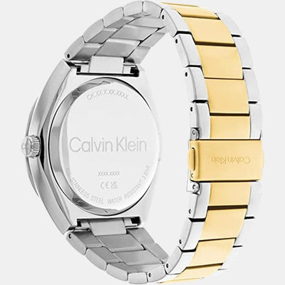 Casual Essentials Men Quartz Blue Dial Analog Stainless Steel Watch 25200198