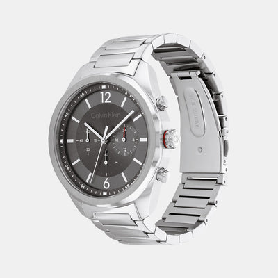 Ck Force Men Quartz Grey Dial Chronograph Stainless Steel Watch 25200264