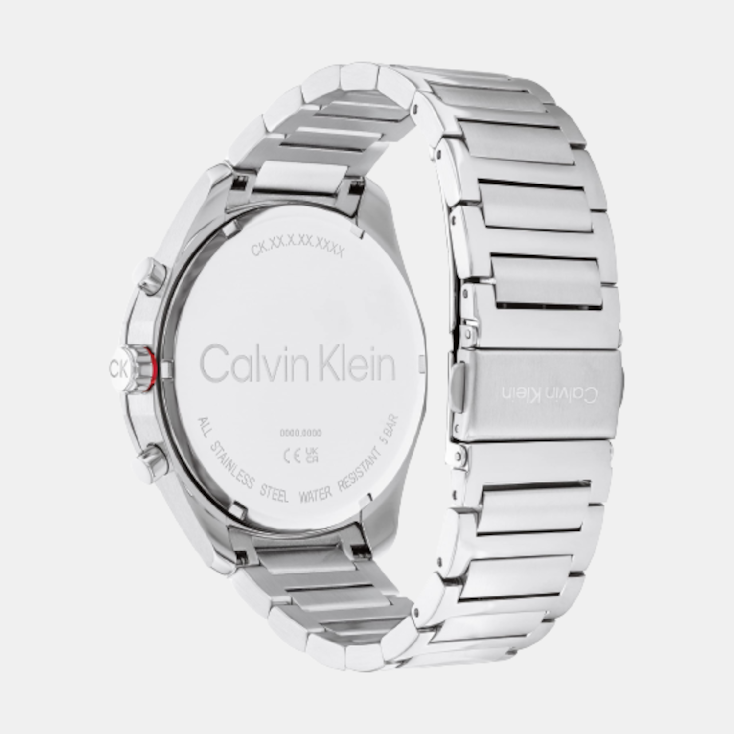 Ck Force Men Quartz Grey Dial Chronograph Stainless Steel Watch 25200264