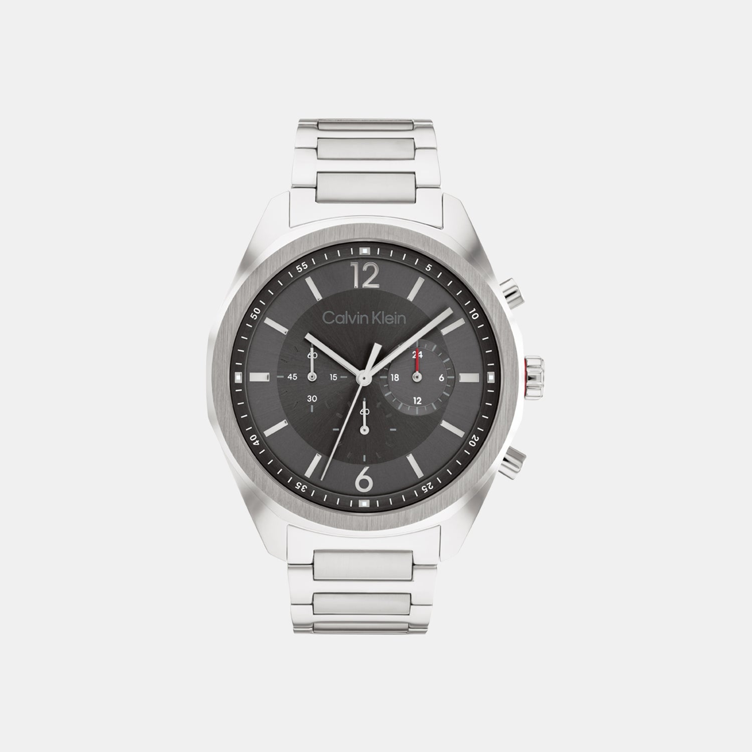Ck Force Men Quartz Grey Dial Chronograph Stainless Steel Watch 25200264