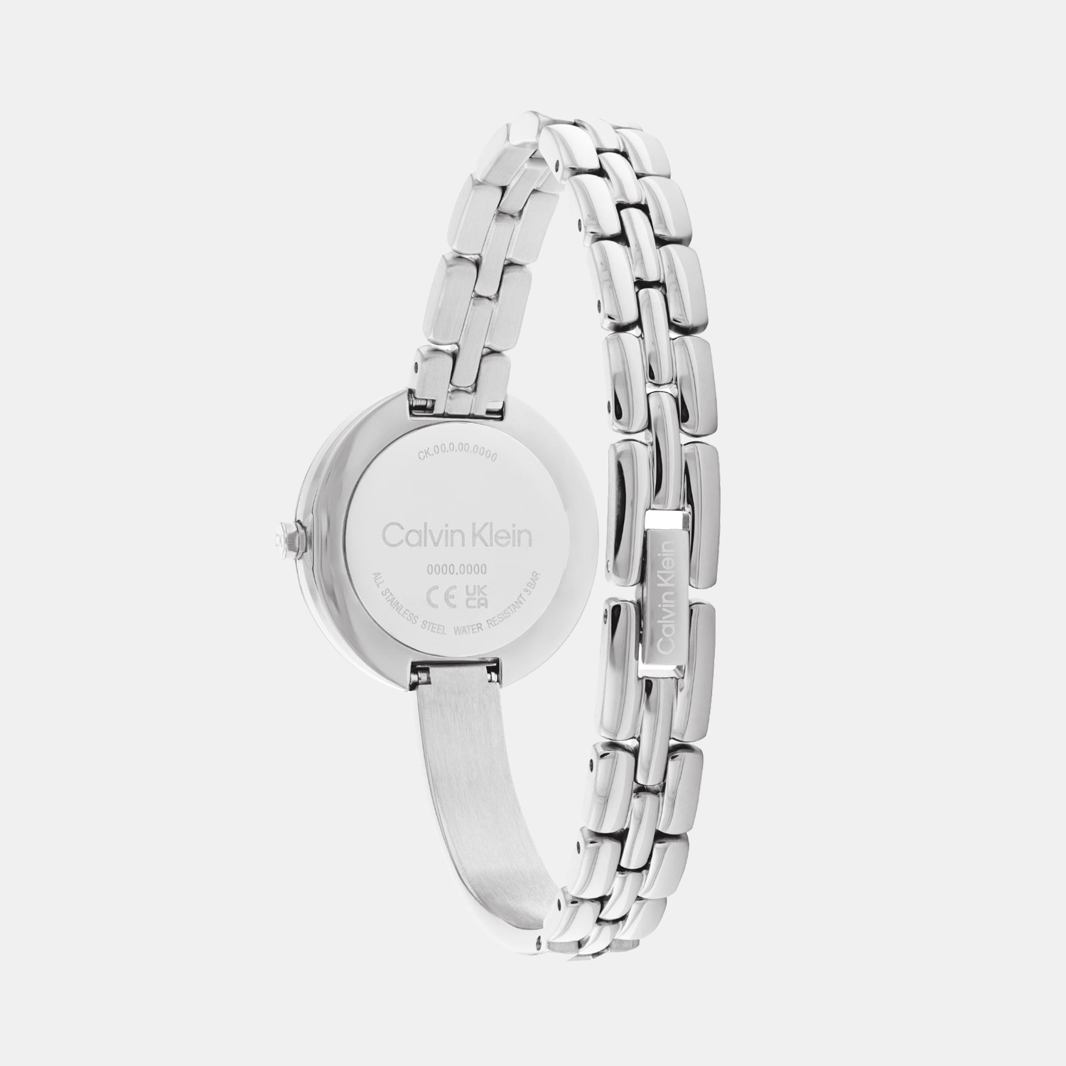 Bangled Women Quartz Silver Dial Analog Stainless Steel Watch 25200278