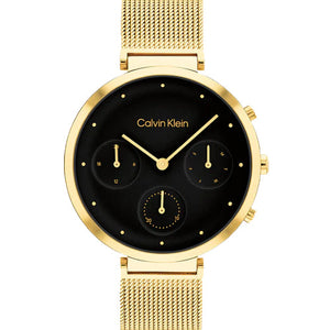 Calvin Klein Minimalistic T-Bar Black Dial  Women 37mm 25200287