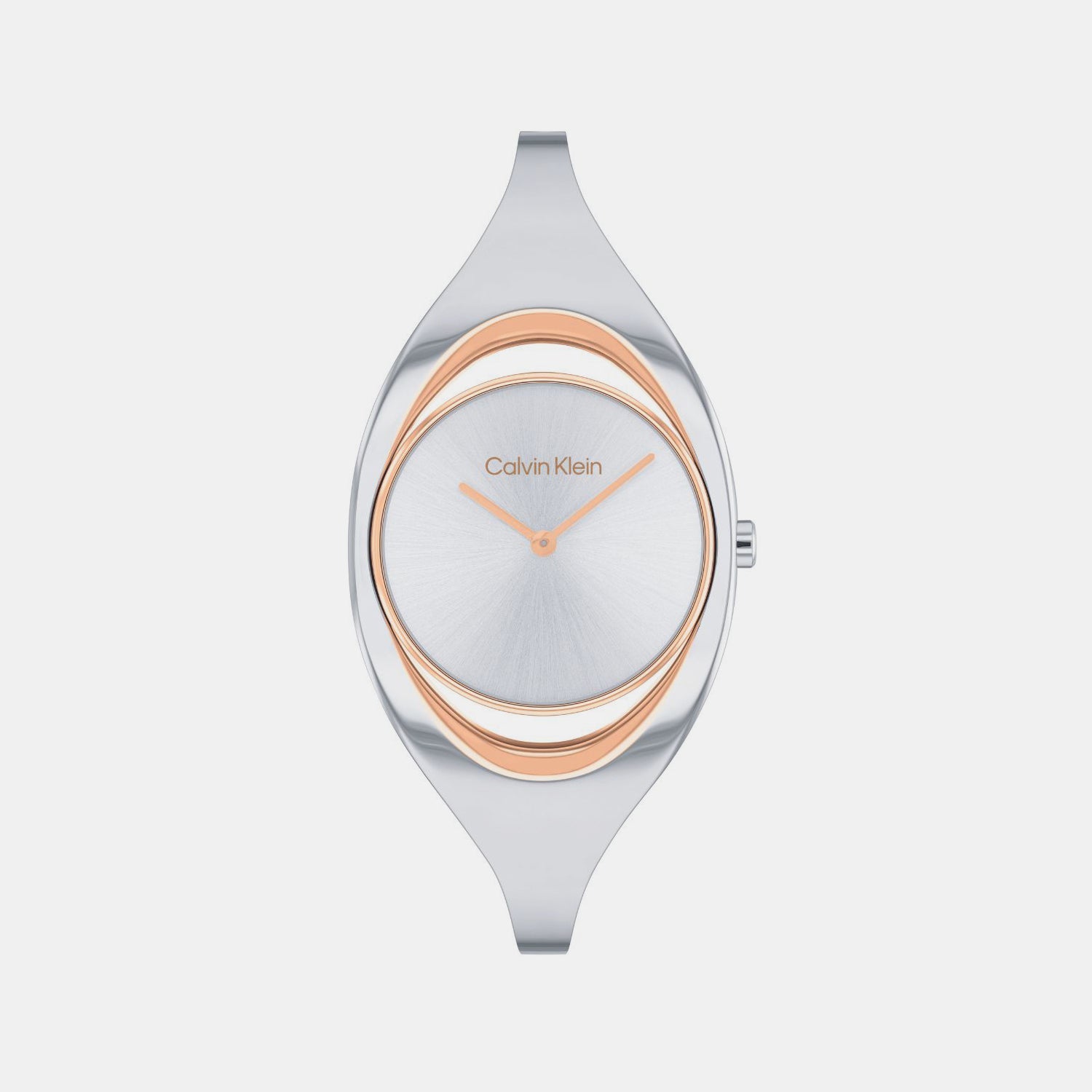 Ck Elation Women Quartz Silver Dial Analog Stainless Steel Watch 25200393
