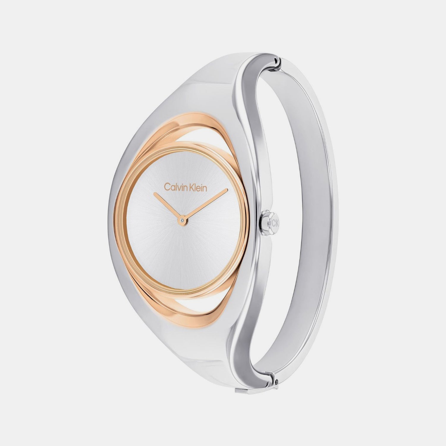 Ck Elation Women Quartz Silver Dial Analog Stainless Steel Watch 25200393