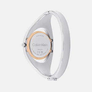 Ck Elation Women Quartz Silver Dial Analog Stainless Steel Watch 25200393