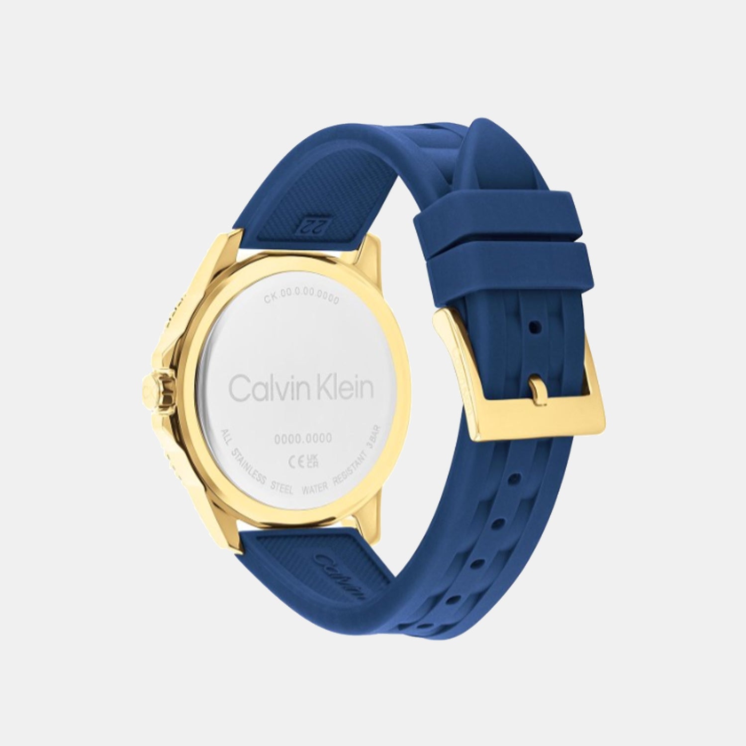 Aqueous Men Quartz Navy Blue Dial Analog Silicone Watch 25200426