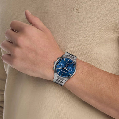 Calvin Klein Distinguish Blue Dial  Men 44mm 25200443