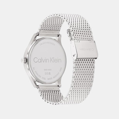 Ascend Men Quartz Blue Dial Analog Stainless Steel Watch 25200450