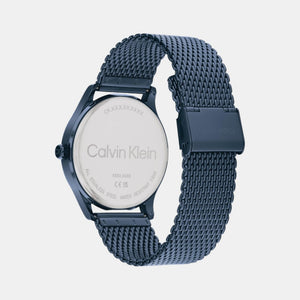 Ascend Men Quartz Blue Dial Analog Mesh Watch 25200451