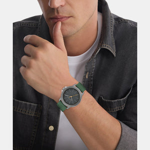 Ck Reset Men Quartz Dark Grey Dial Analog Silicone Watch 25200472