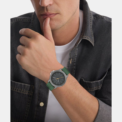 Ck Reset Men Quartz Dark Grey Dial Analog Silicone Watch 25200472