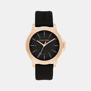 Ck Reset Men Quartz Dark Grey Dial Analog Silicone Watch 25200481