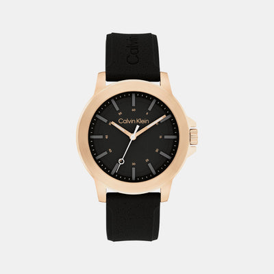 Ck Reset Men Quartz Dark Grey Dial Analog Silicone Watch 25200481
