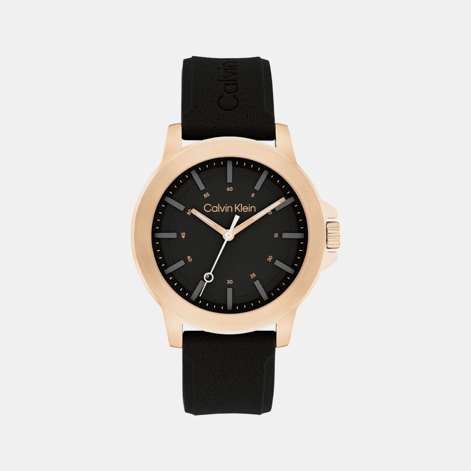 Ck Reset Men Quartz Dark Grey Dial Analog Silicone Watch 25200481