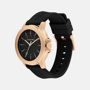 Ck Reset Men Quartz Dark Grey Dial Analog Silicone Watch 25200481