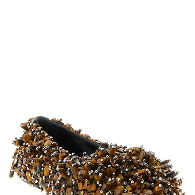 Dries Van Noten Beaded Ballet Flats