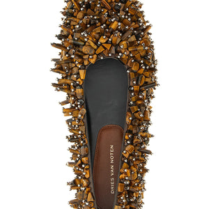 Dries Van Noten Beaded Ballet Flats