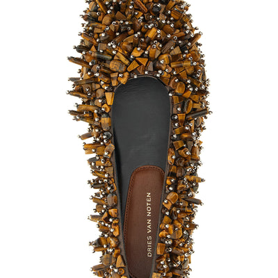 Dries Van Noten Beaded Ballet Flats