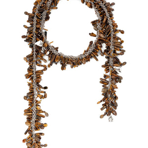 Dries Van Noten Embroidered Scarf Necklace