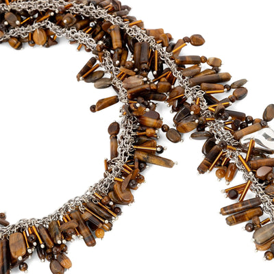 Dries Van Noten Embroidered Scarf Necklace