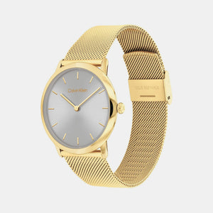 Exceptional Unisex Quartz Grey Dial Analog Mesh Watch 25300003