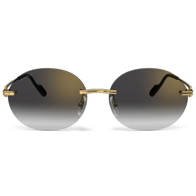 CARTIER CT0011CS  037 0002 Rimless 58 145 Metal SUNGLASSES