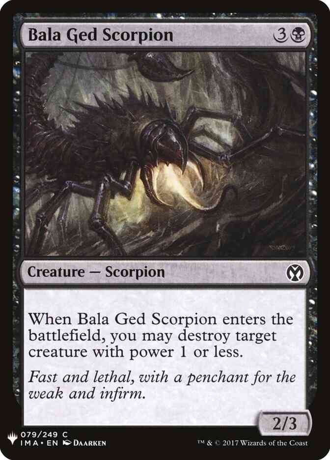 Bala Ged Scorpion [IMA-79] [The List] [Non-Foil]